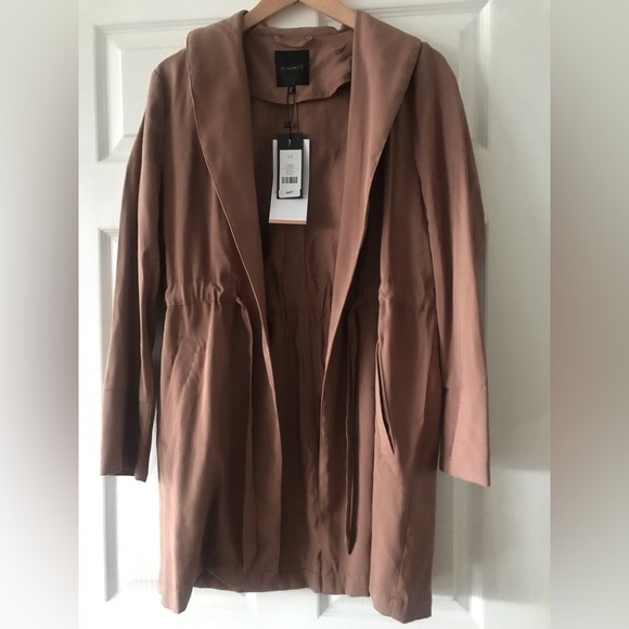 Dynamite Tan Blush Belted Jacket - Picture 1 of 4